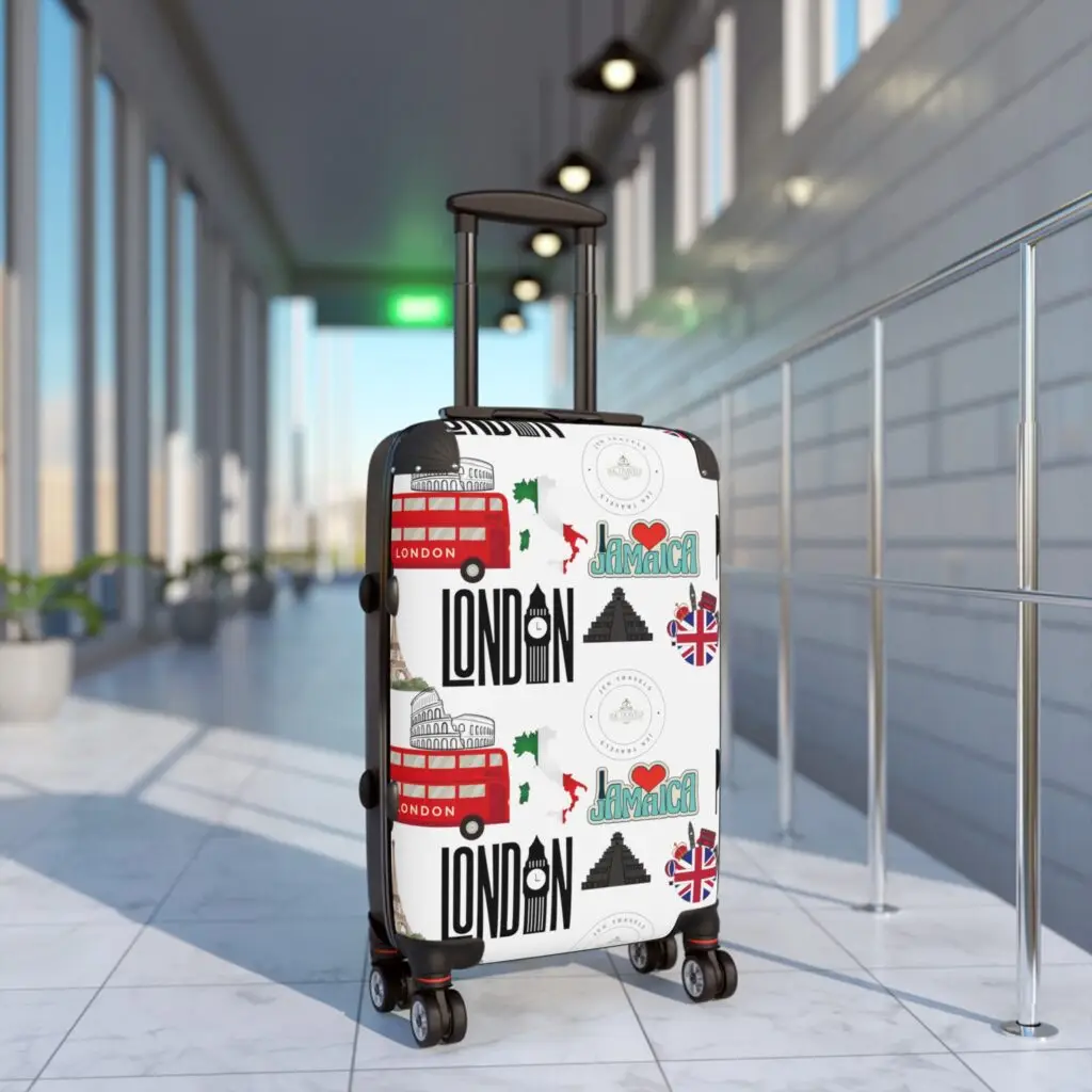 Around The World Carry -On-Suitcase