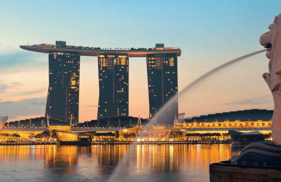 clients in Singapore on honeymoon planned by jek travels